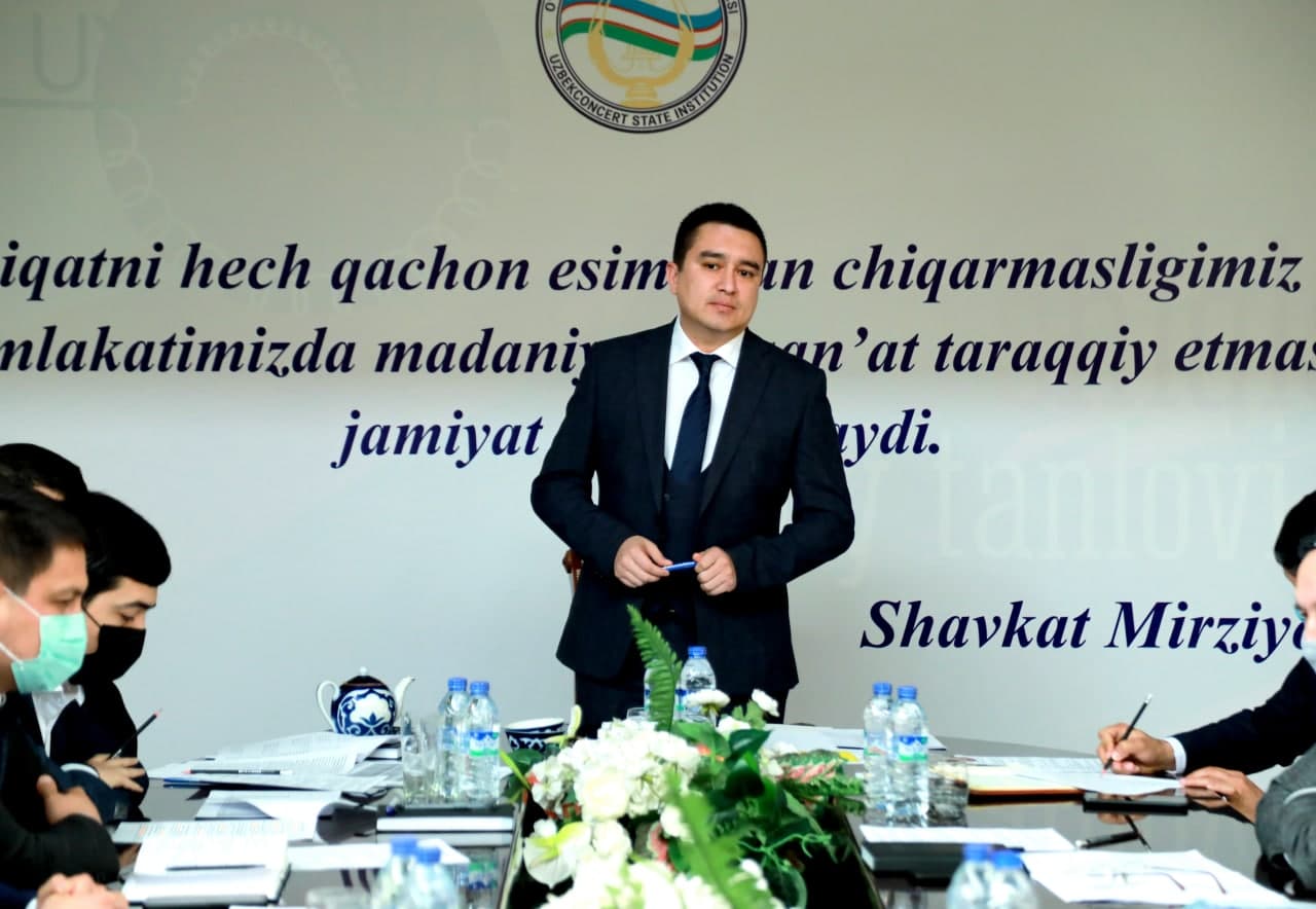 “O‘zbekkonsert” davlat muassasasi faoliyatining 2021 yil sarhisobi va 2022 yil ish rejasi bo‘yicha yig‘ilishi bo‘lib o‘tdi