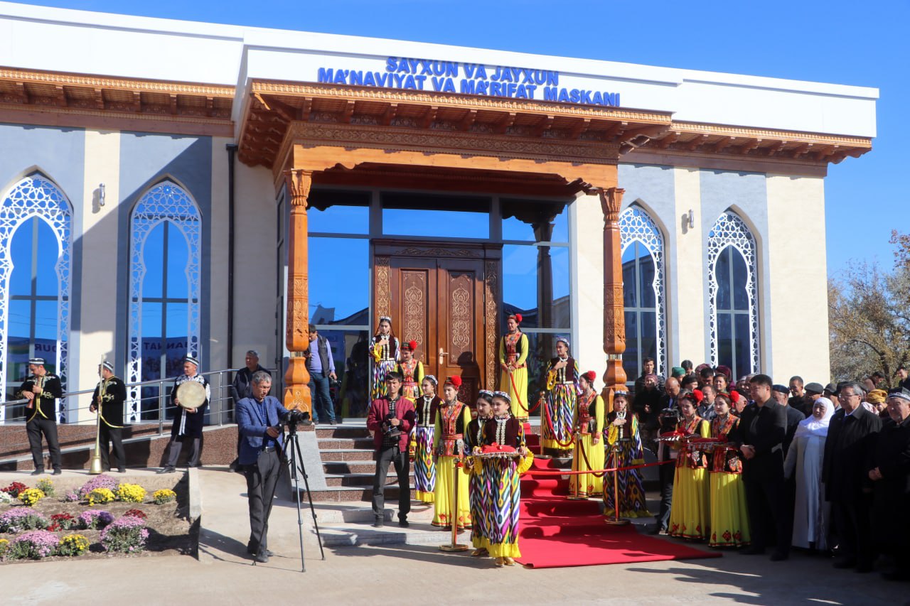 Sayxun va Jayxun ma’naviyat va ma’rifat markazining ochilish marosimi bo‘lib o‘tdi