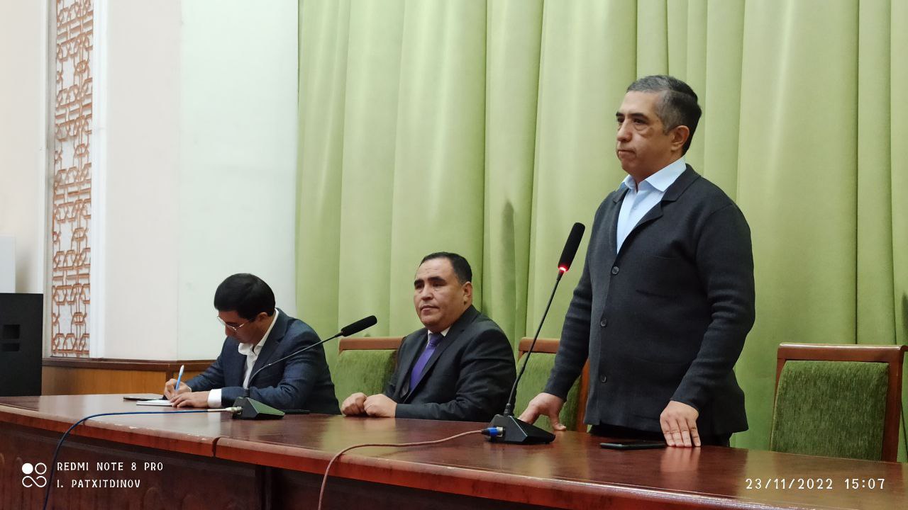 Namanganda vazir o'rinbosari bilan uchrashuv tashkil etildi