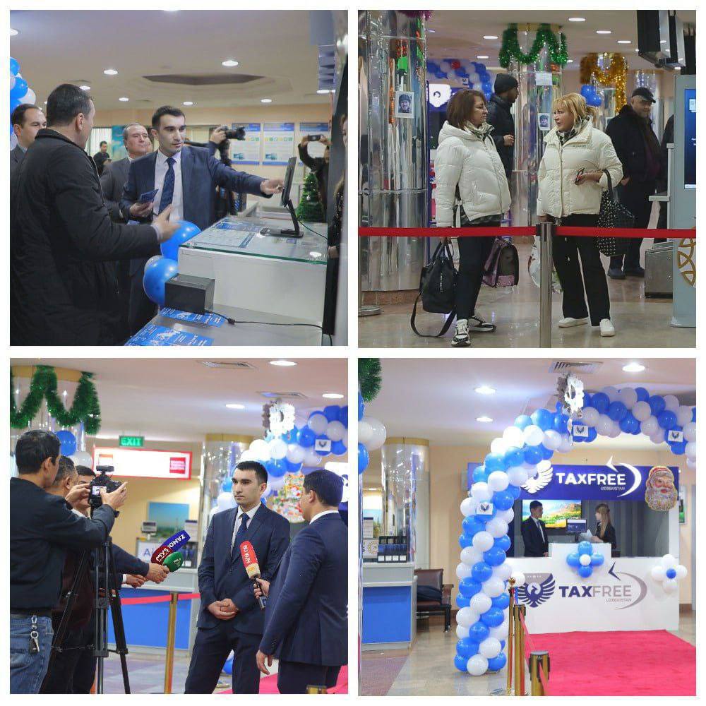 O‘zbekiston xalqaro aeroportlarida Tax Free ofislari ochildi