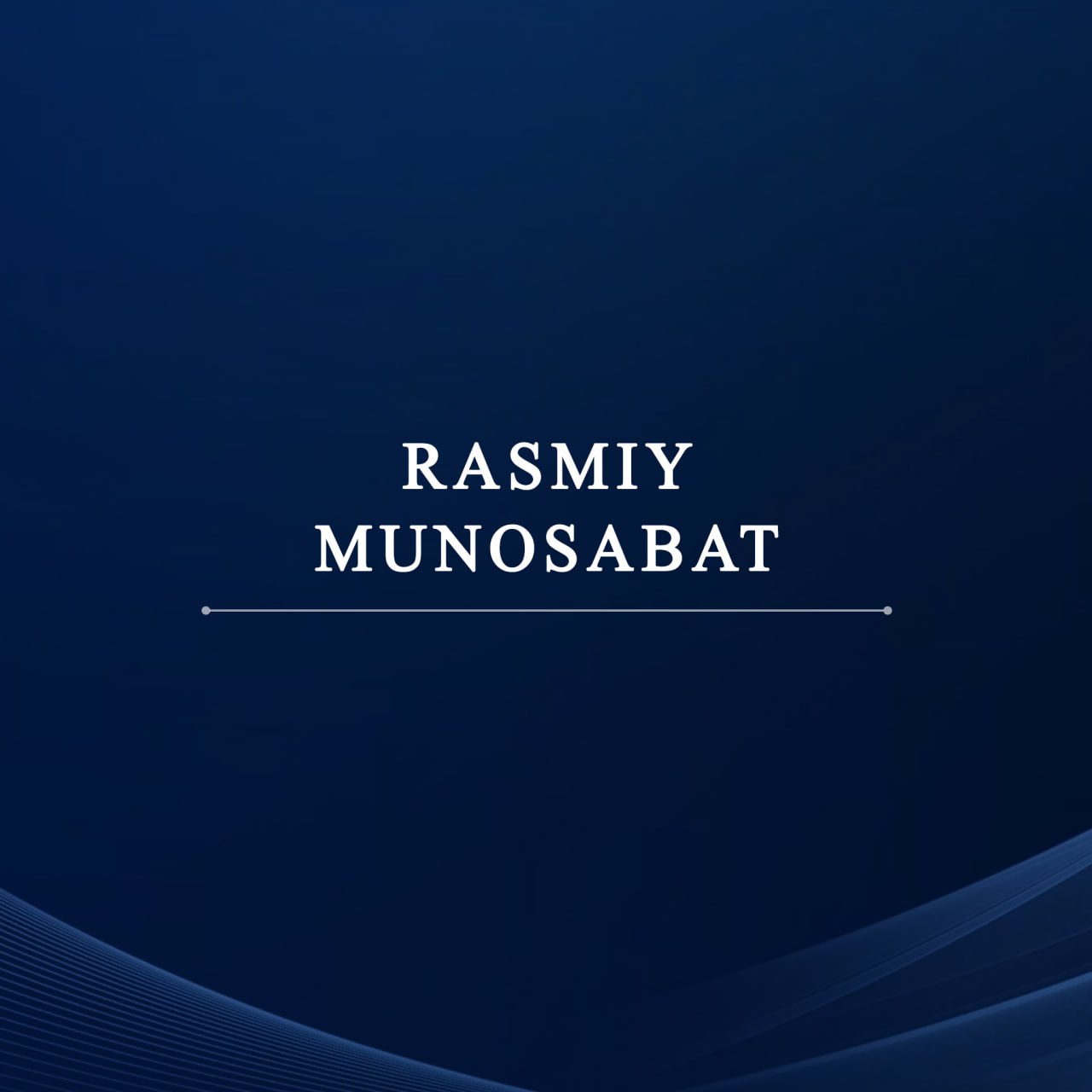 Rasmiy munosabat