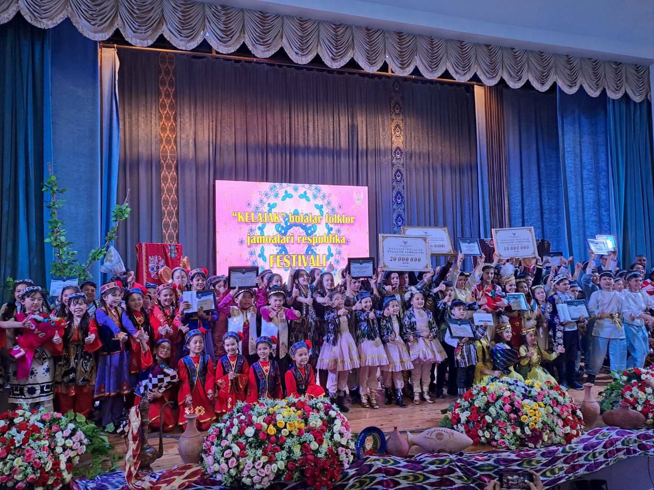 “Kelajak” bolalar folklor jamoalari respublika festivali g'oliblari aniqlandi