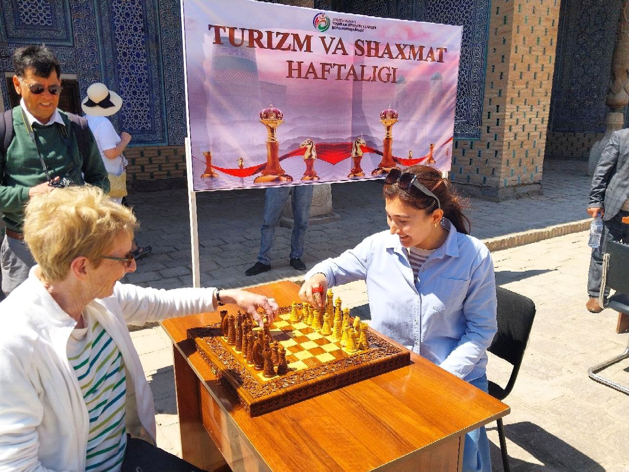 "Turizm va shaxmat haftaligi" doirasida shaxmatchilar va sayyohlar o‘rtasida turnir o'tkazildi