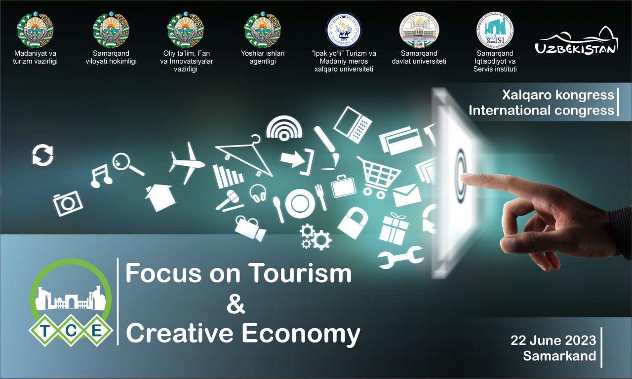 22-23-iyun kunlari Samarqand shahrida “Focus on Tourism & Creative Economy” xalqaro kongressi o‘tkaziladi