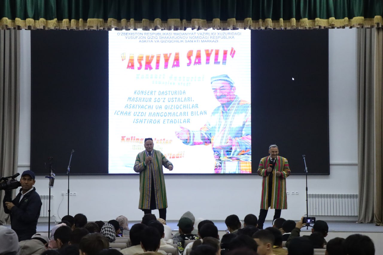 Shirin shahar Yoshlar madaniyat saroyida “Askiya sayli” o‘tkazildi
