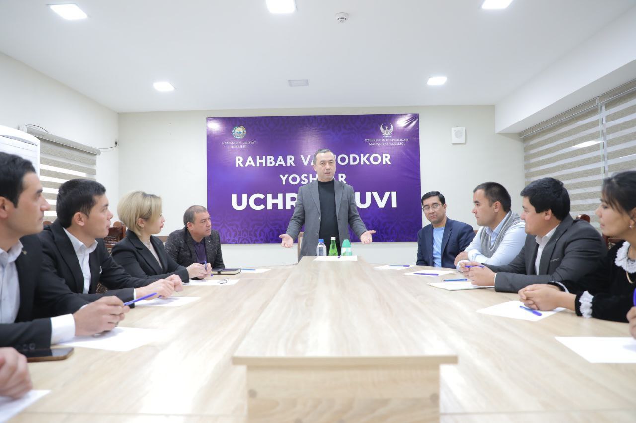 Bahodir Axmedov hamda ijodkor yoshlar oʻrtasida “Rahbar va yoshlar uchrashuvi” boʻlib oʻtdi
