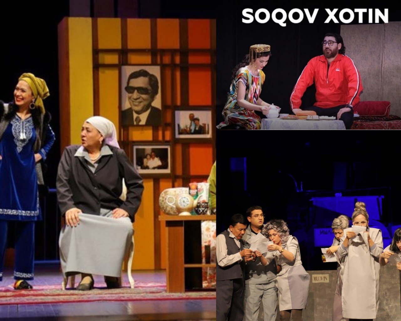 Toshkent shahridagi teatrlarning 16-yanvar, seshanba kungi  repertuari